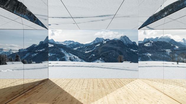 Kuća ogledala na Alpima
