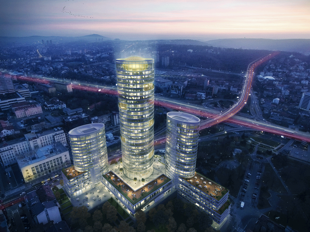 Skyline Belgrade - poslovno-stambeni kompleks u Ulici kneza Miloša